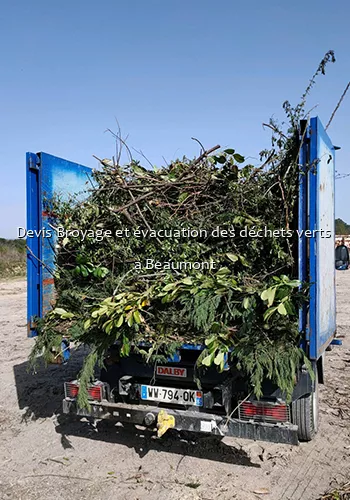 Devis Broyage et évacuation des déchets verts  a Beaumont