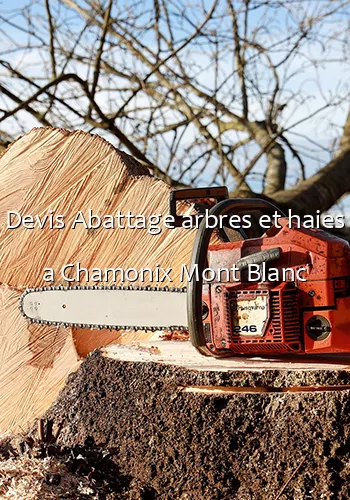 Devis Abattage arbres et haies a Chamonix Mont Blanc