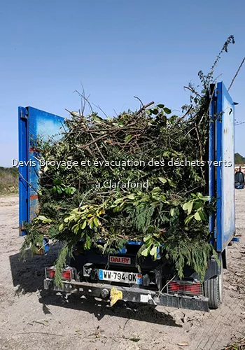 Devis Broyage et évacuation des déchets verts  a Clarafond