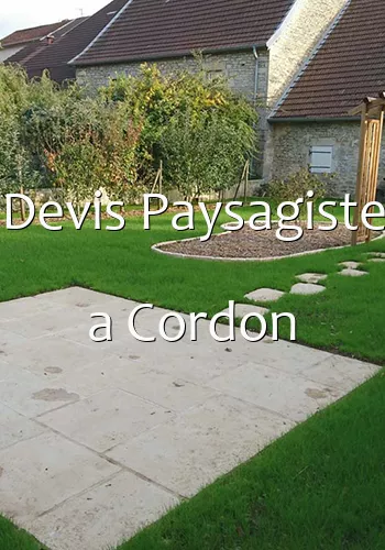 Devis Paysagiste a Cordon