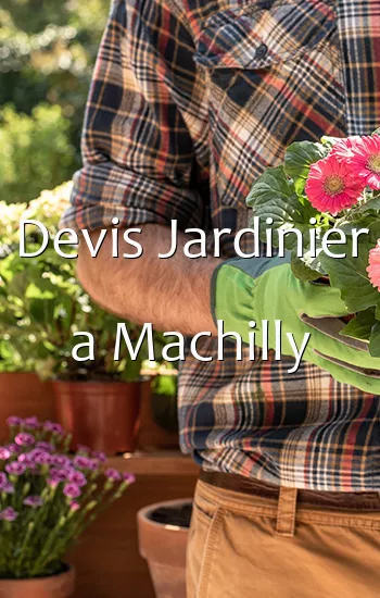 Devis Jardinier a Machilly