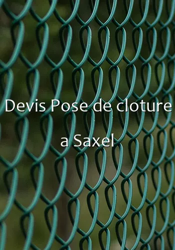 Devis Pose de cloture a Saxel