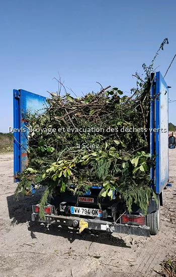 Devis Broyage et évacuation des déchets verts  a Sciez