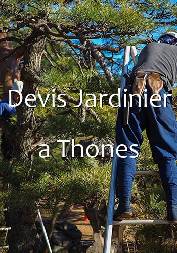 Devis Jardinier a Thones