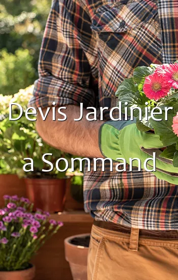 Devis Jardinier a Sommand